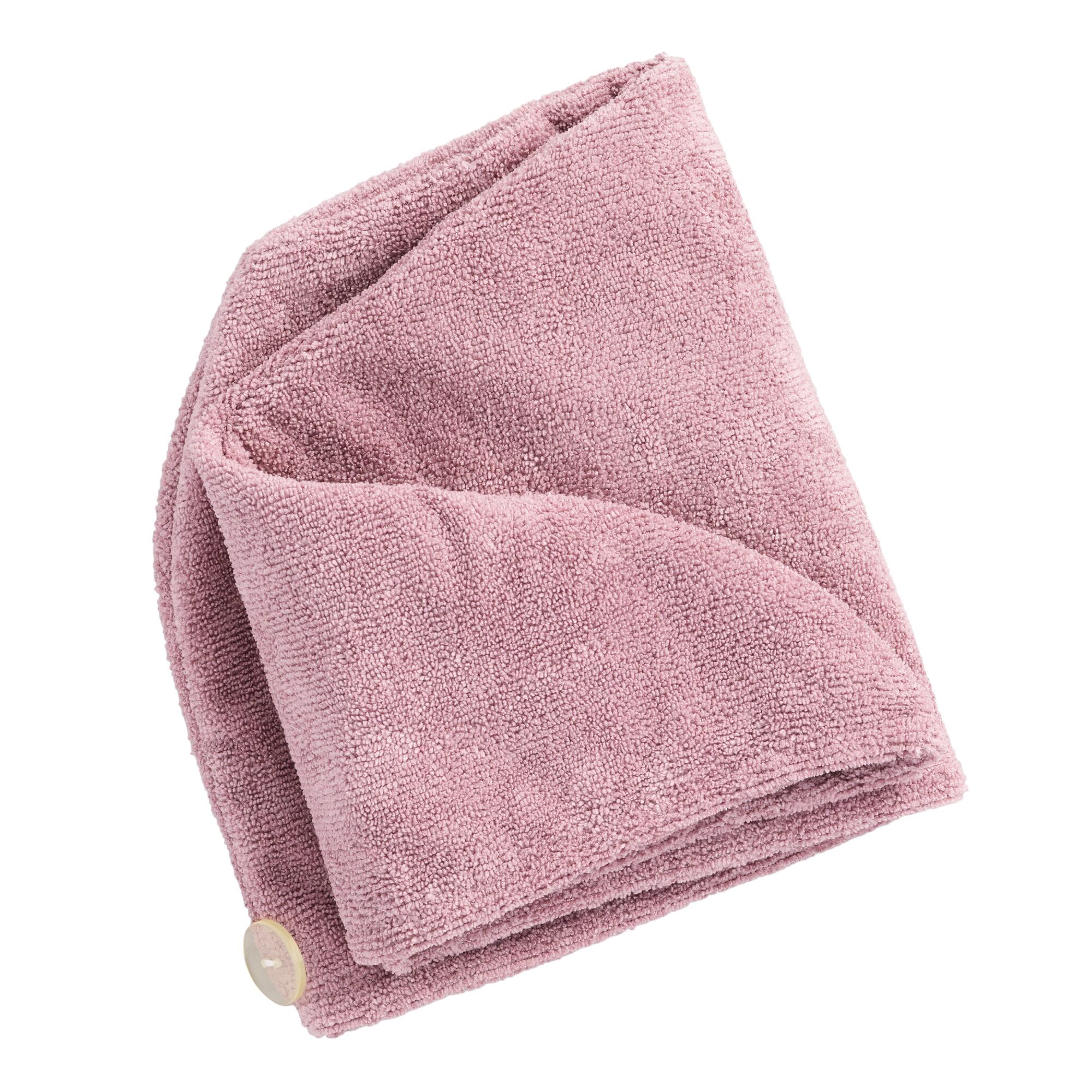 Lilac Terry Bath Turban: Purple by World Market