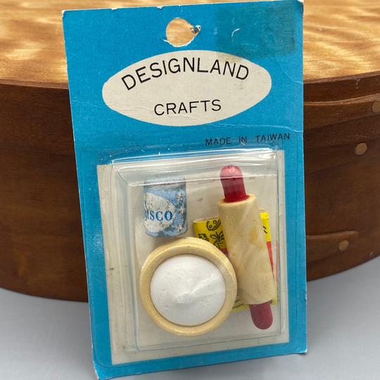 Designland Crafts - Dollhouse Miniature Baking Set, Never Opened, Vintage