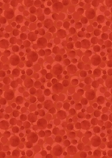 Bumbleberries Fabric - Autumnal Orange By Lewis & Irene, Fabric, Quilt Blender Tonal