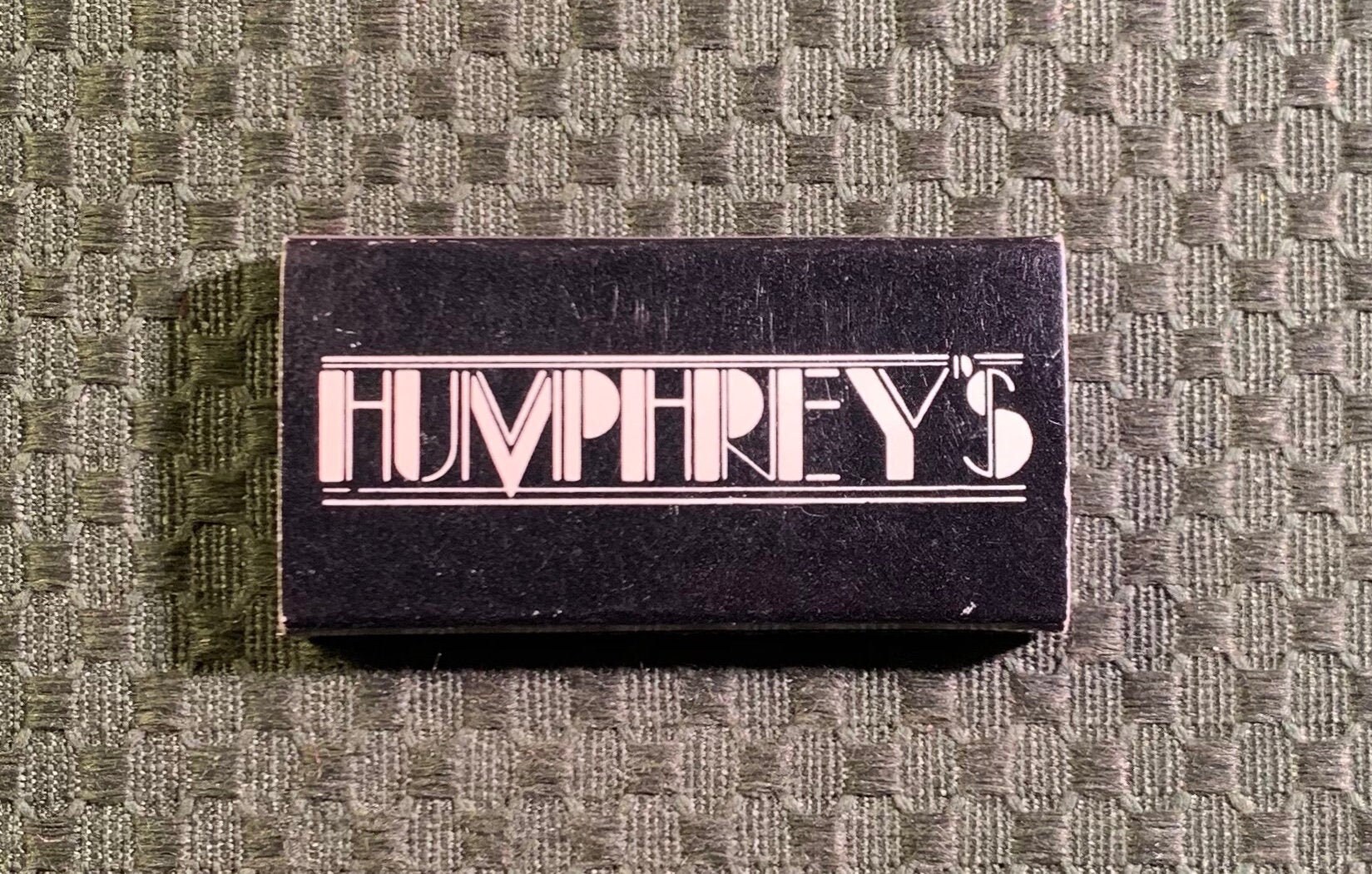 Vintage Matchbook, Humphreys, Seafood, Restaurant, San Diego, La Jolla, Ca, Matchbox, with Wooden Match Sticks, Free Ship in Usa