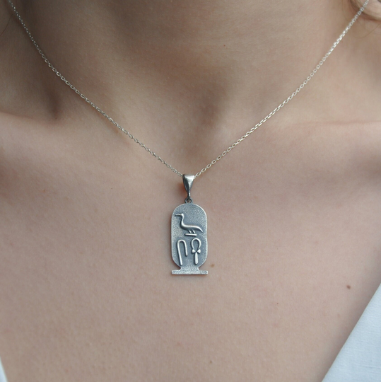 Ankh, Was Wand, Horus Necklace, Egyptian Ancient Figure Pendant, Gift For Unisex, Necklace Couple