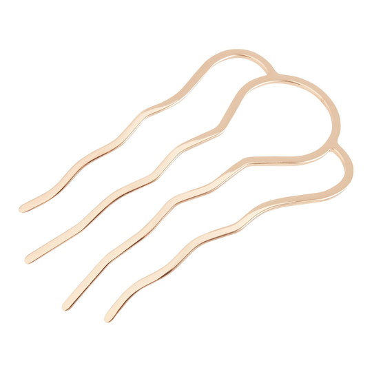 Gold Squiggle Bun Pin by World Market