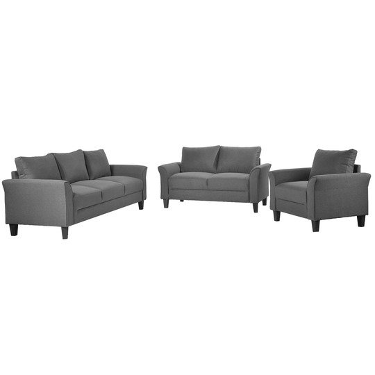 CASAINC Modern Gray Polyester/Blend Sofa | BH-036EAA