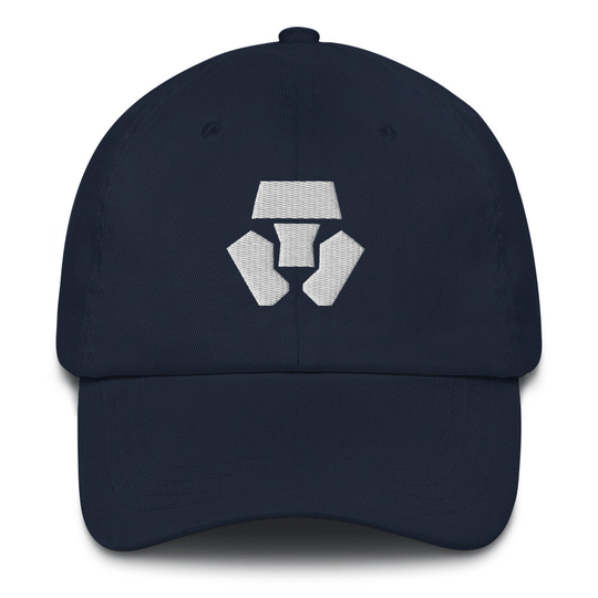 Cryptocom Coin Hat, Embroidered Dad Cap, Crypto Gift