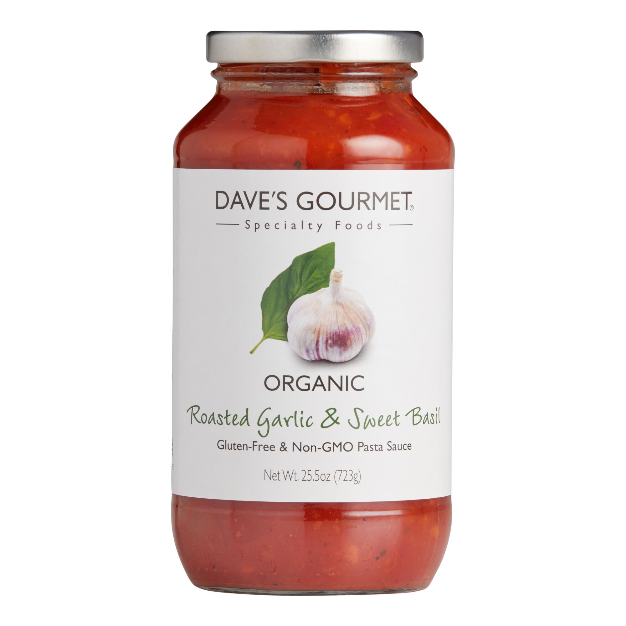 Dave's Gourmet Organic Roasted Garlic and Basil Pasta Sauce by World Market