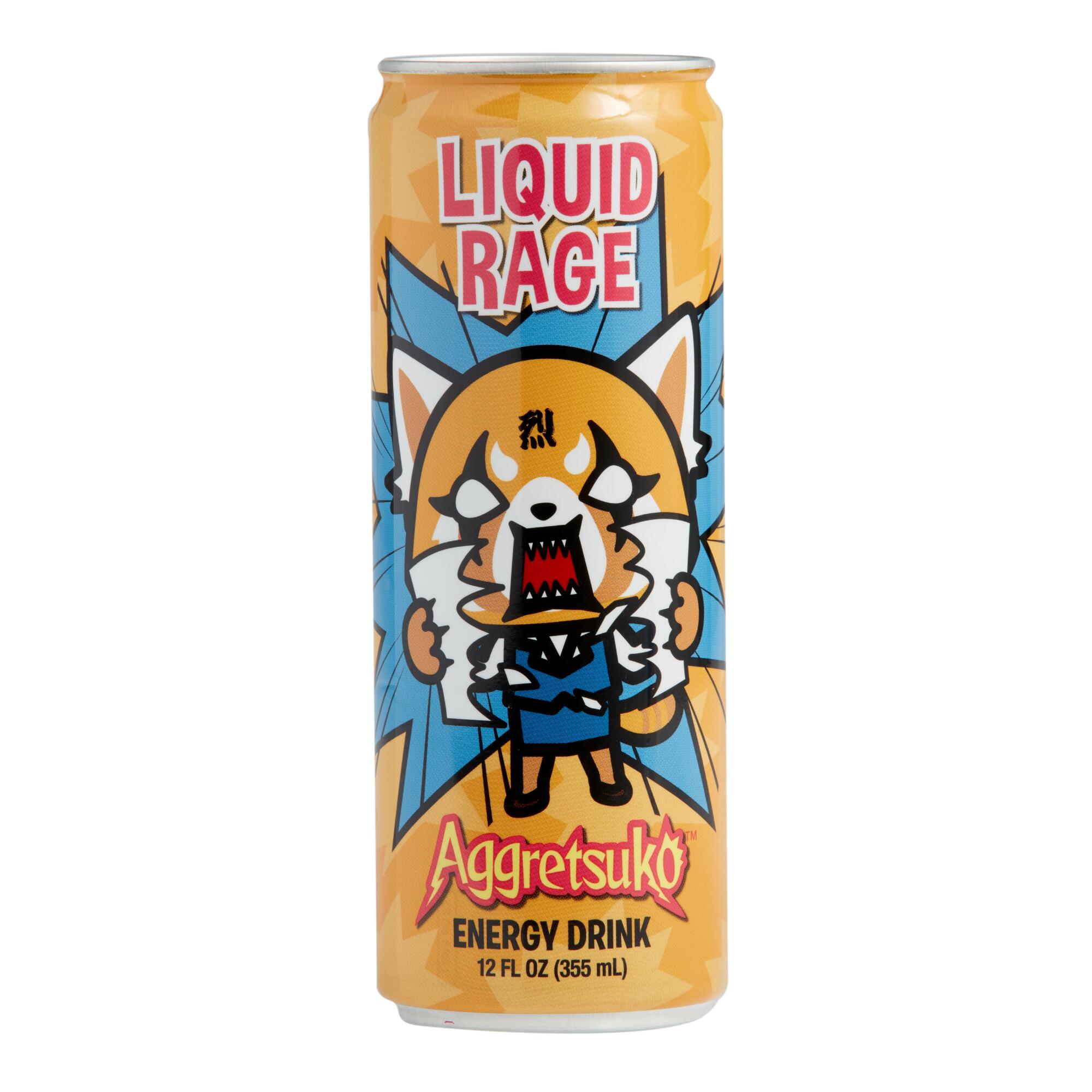 Aggretsuko Liquid Rage Energy Drink Set of 12 by World Market