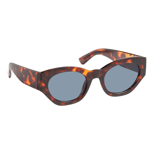 Oval Tortoiseshell Ava Recycled Sunglasses: Brown by World Market