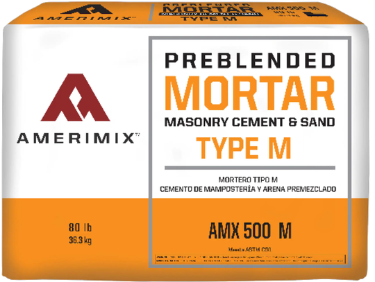Amerimix Pre Blended 80-lb Light Grey Type M Mortar Mix in Gray | 62300005