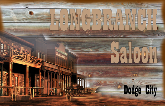 Poster 12 X 18 Longbranch Saloon From Dodge City Gunsmoke Old West Cowboys
