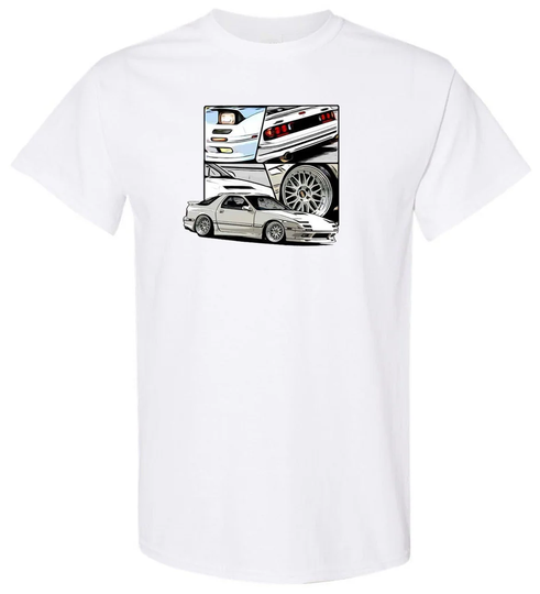 Rx7 Shirt Fc3S Super Soft 60/40 Blend T Jdm Cars Fc