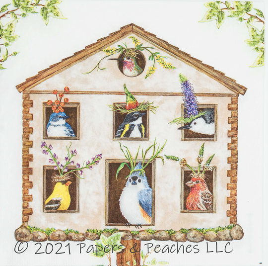 2 Decoupage Napkins | Blended Family Paper Napkin Crafting Tissue