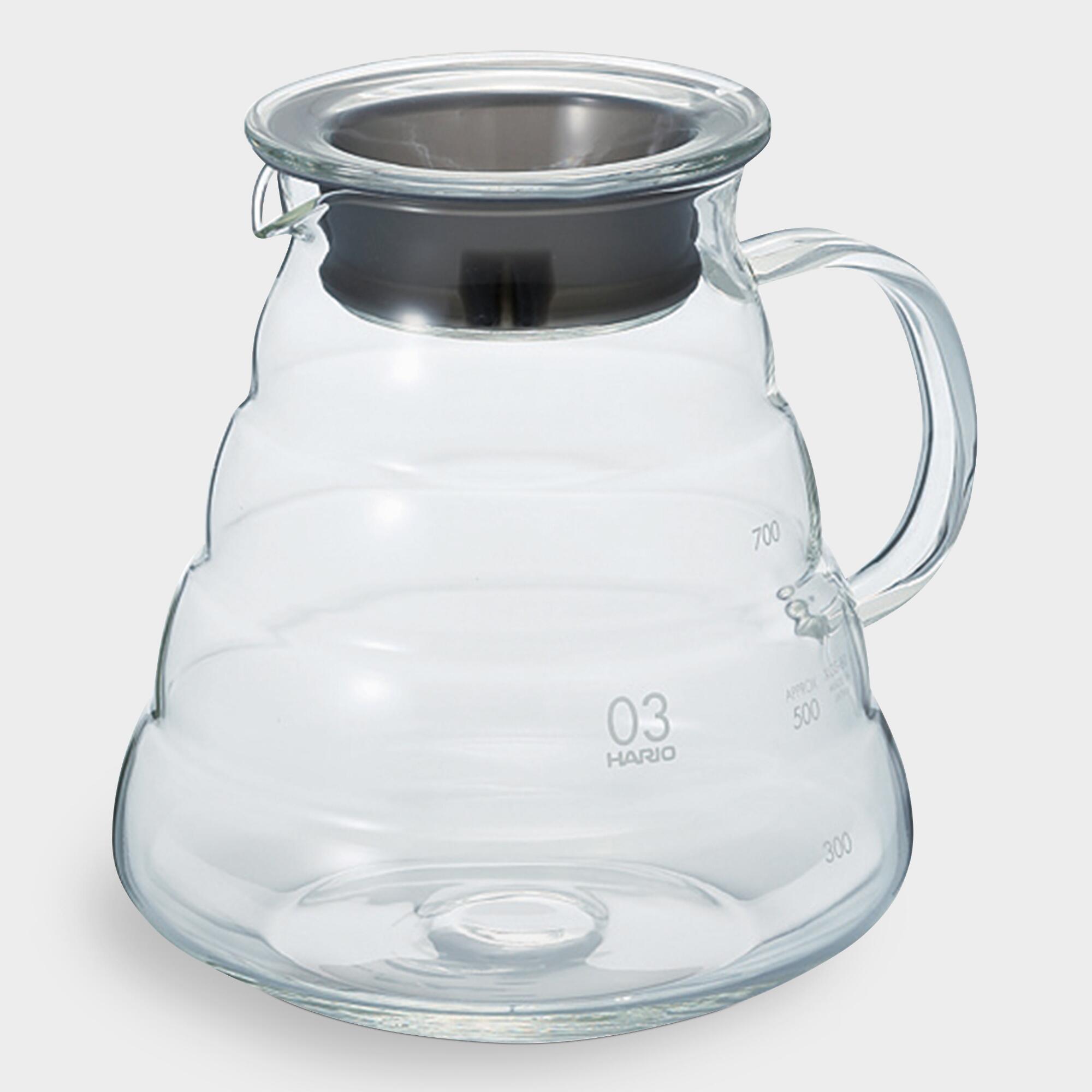 Hario V60 800ml Glass Range Coffee Server by World Market