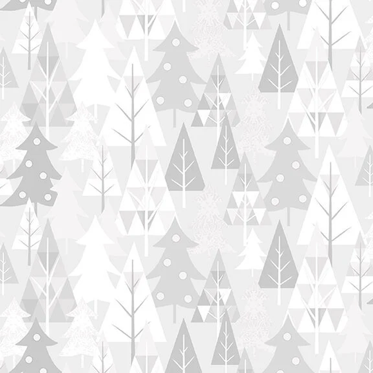 stacked Trees Flannel Cotton Fabric Winter Rendezvous F4209 2 Ply Henry Glass Christmas Holiday Blender Bty Fq Fat Quarter Eighth Half Yard