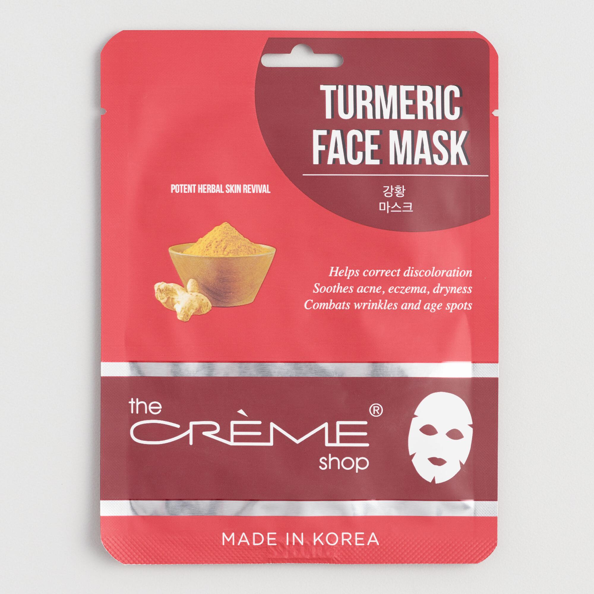 Creme Shop Korean Beauty Turmeric Sheet Mask Set of 2 by World Market