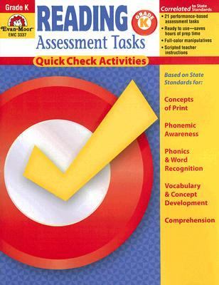 Reading Assessment Tasks Grade K by Evan-Moor