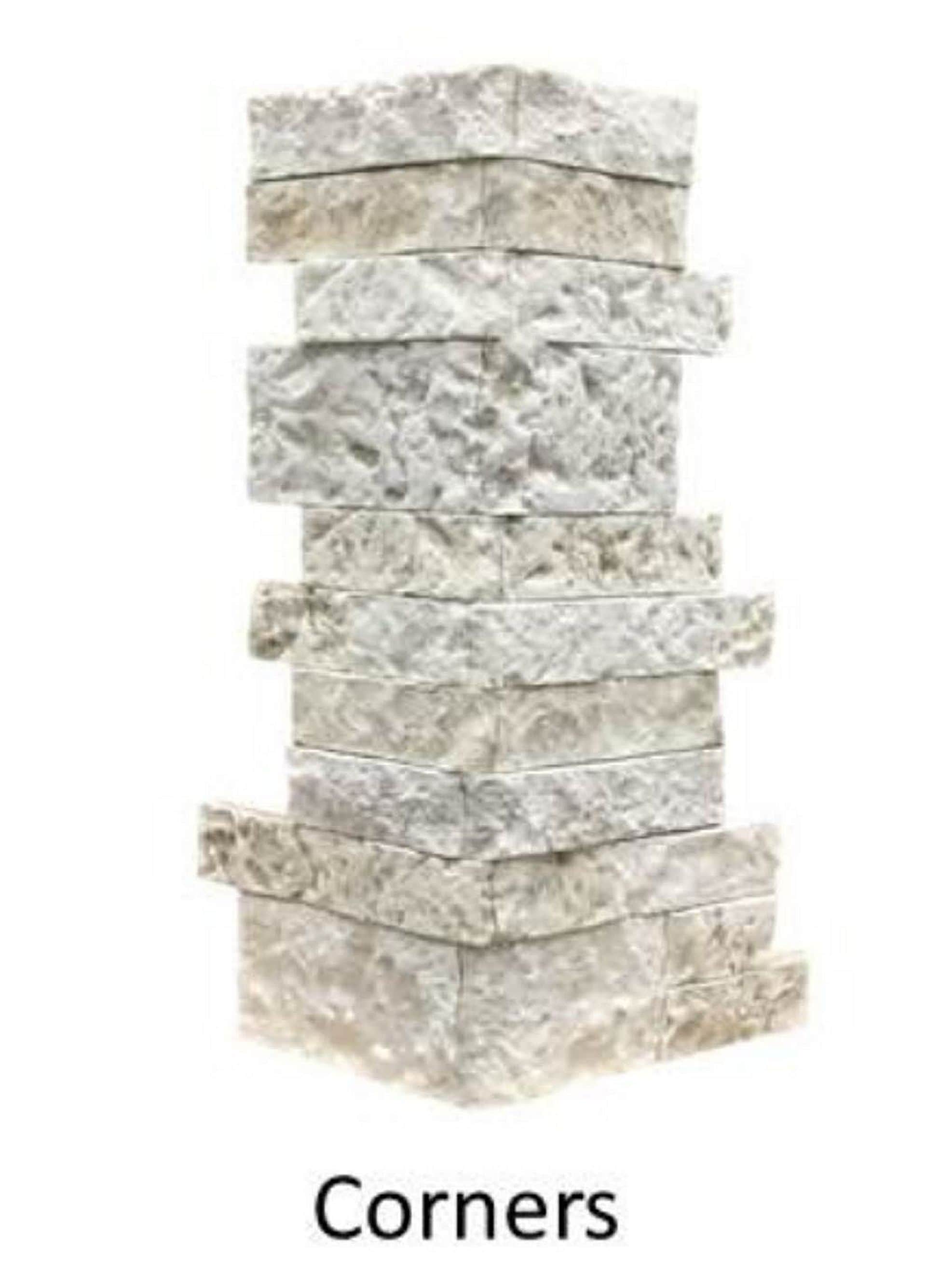 AirStone Corners/Finished End Stone 6-sq ft Birch Bluff Blend Faux Stone Veneer in Brown | BBCES
