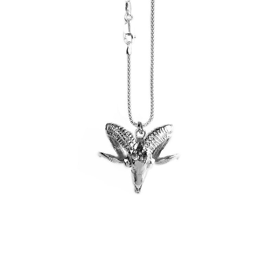 Ram Necklace | Made in Italy, Sterling Silver 925