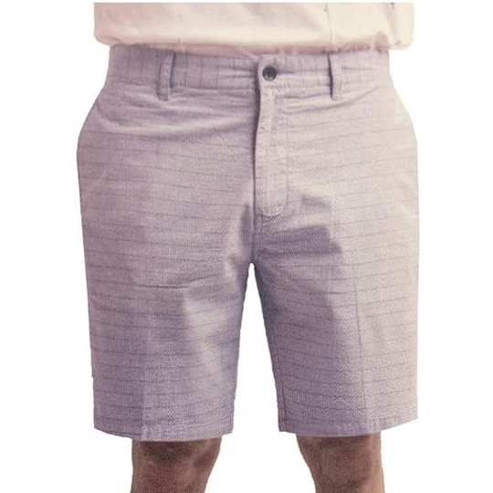 Micros Men's Comfort Stretch Cotton Blend Flat Front Walking Short (Grey, 40)