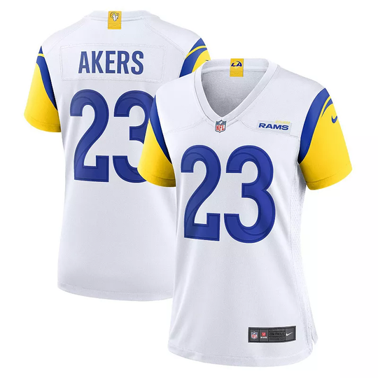 Women's Nike Cam Akers White Los Angeles Rams Game Jersey, Size: 2XL, LAR White