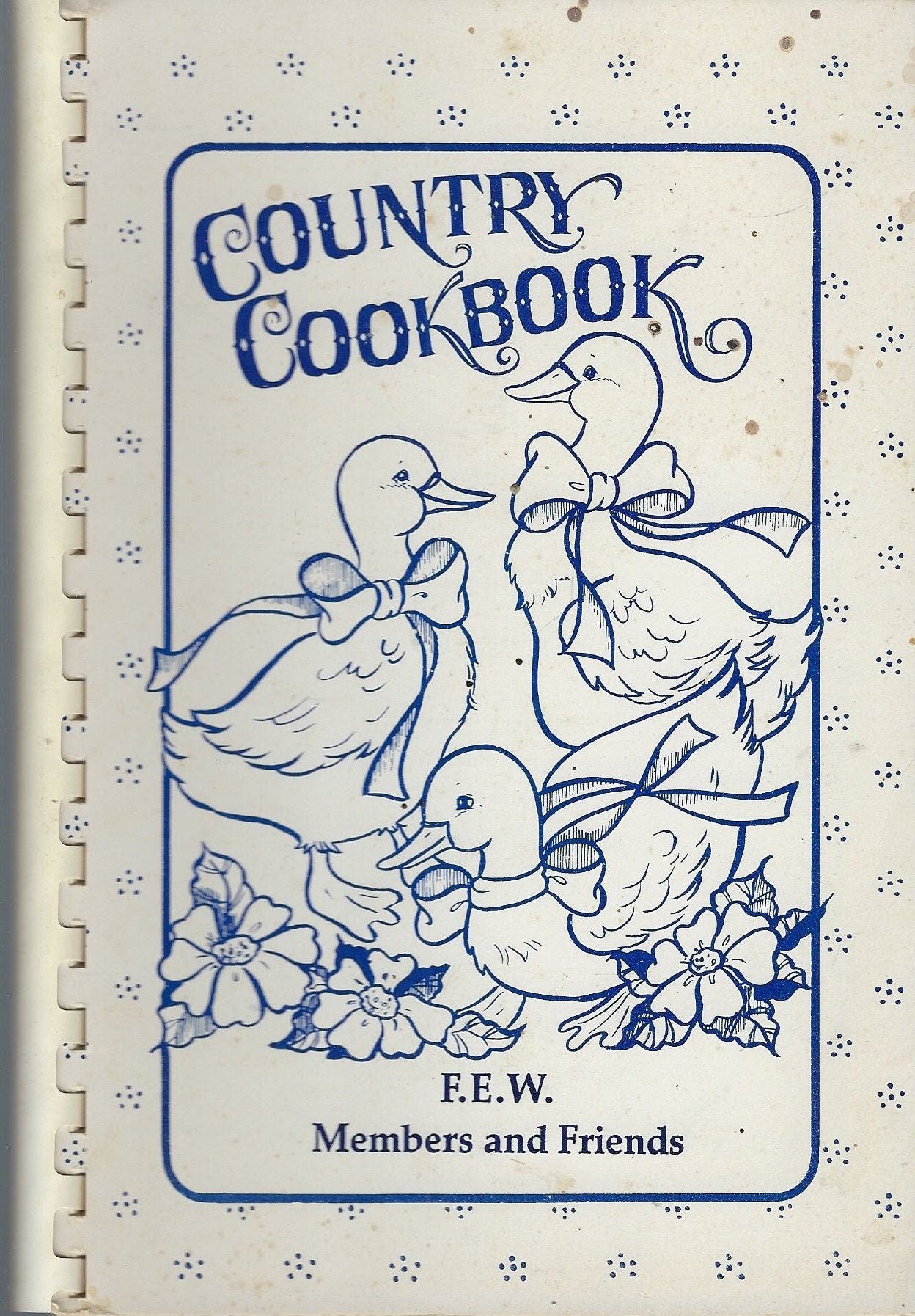 Temple Texas Vintage 1989 F.e.w. Members & Friends Country Cookbook Tx Federally Employes Women Favorite Recipes Community Collectable Rare