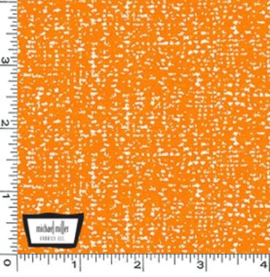 Rough Texture Blender in Tonal Orange From Monster Truck Collection By Michael Miller Fabrics - 100% High Quality Cotton - You Choose The Cut