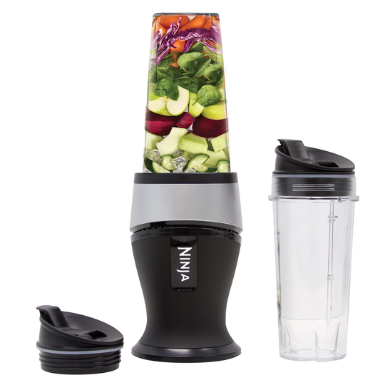Ninja Nutri Ninja 16-oz Gray/Black 700-Watt Pulse Control Blender | QB3000SS
