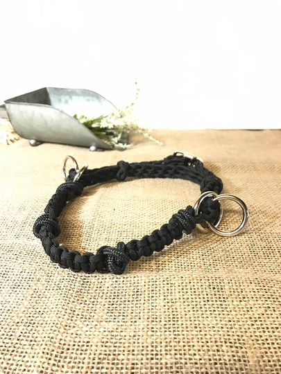 Knotted Rope Side Pull Hackamore Attachment "With A Whoa"