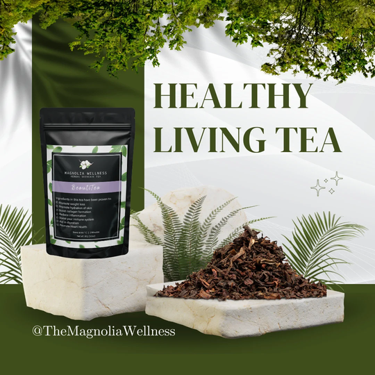 Radiant Skin Herbal Tea Blend - Lemongrass, Rosehips, Lavender, & Orange Peel With Free Honey Stick