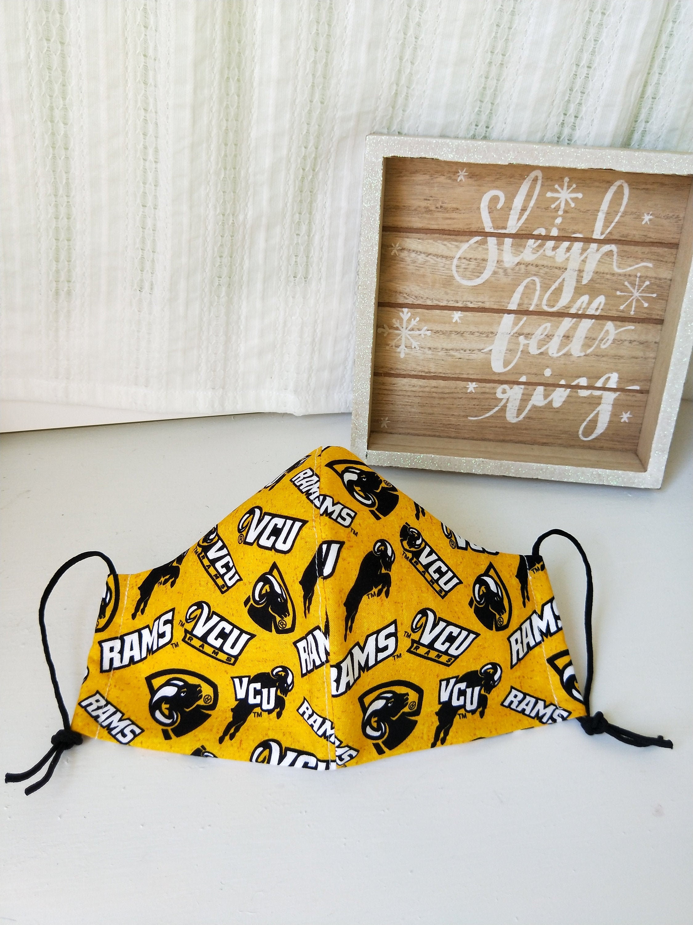Vcu Rams Cloth Face Mask For Adults & Kids