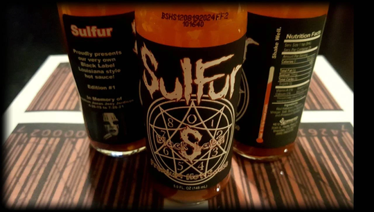 Sulfur "Black Label" Hot Sauce