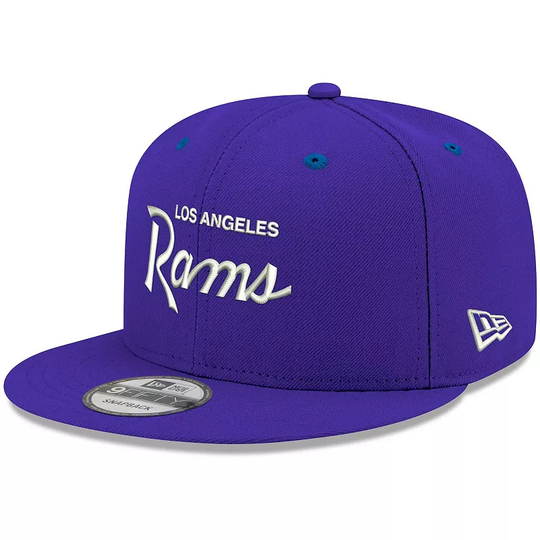 Men's New Era Royal Los Angeles Rams Griswold Original Fit 9FIFTY Snapback Hat, LAR Blue