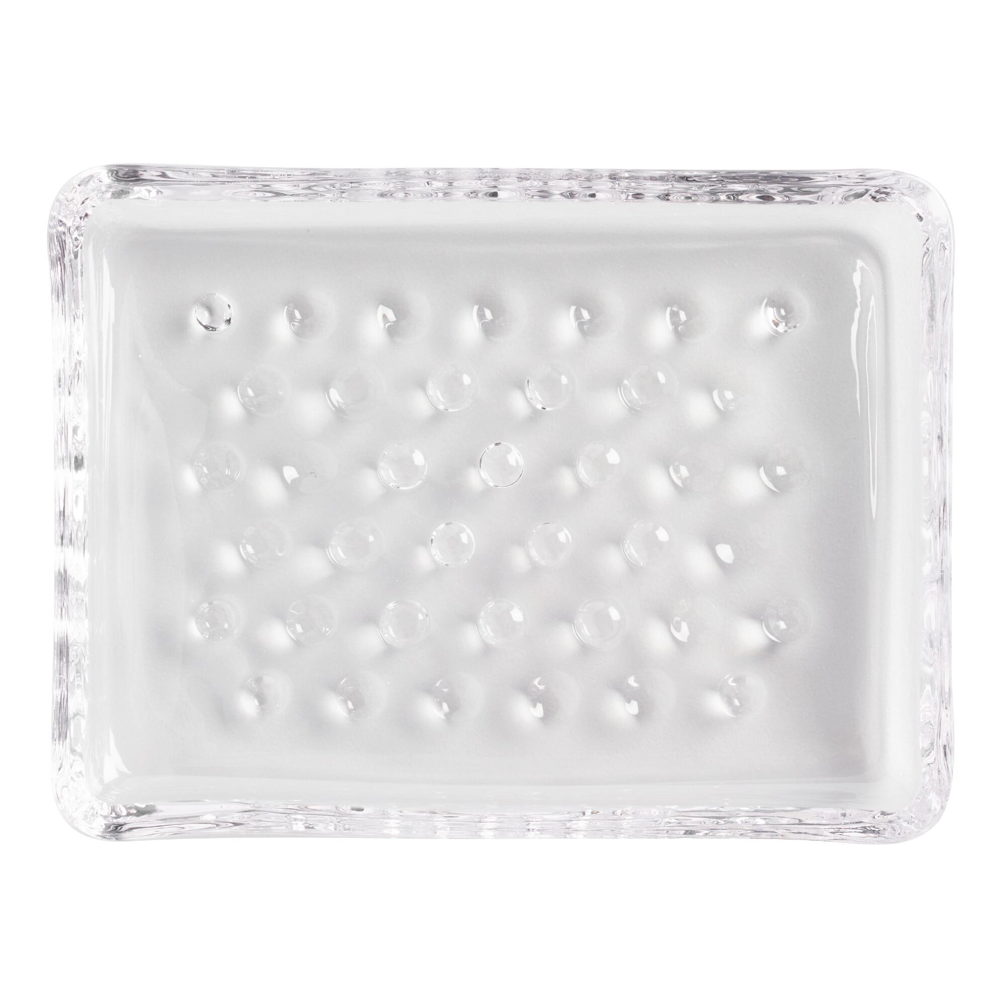 Hobnail Glass Soap Dish by World Market