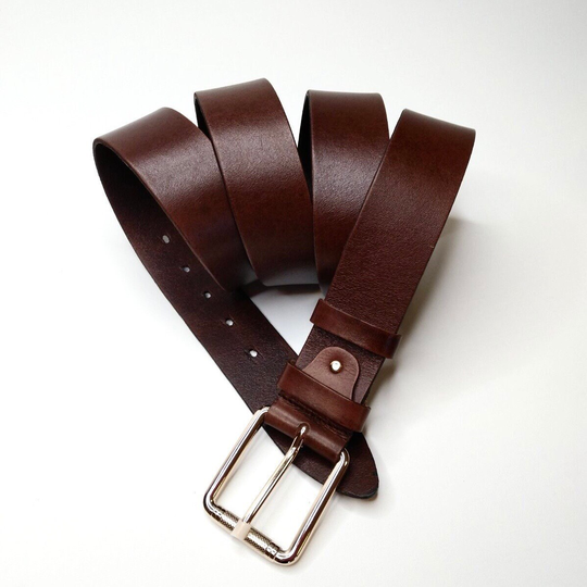 Premium Leather Belt Genuine Thick Full Grain With Buckle Belt Strap Handmade Personalization
