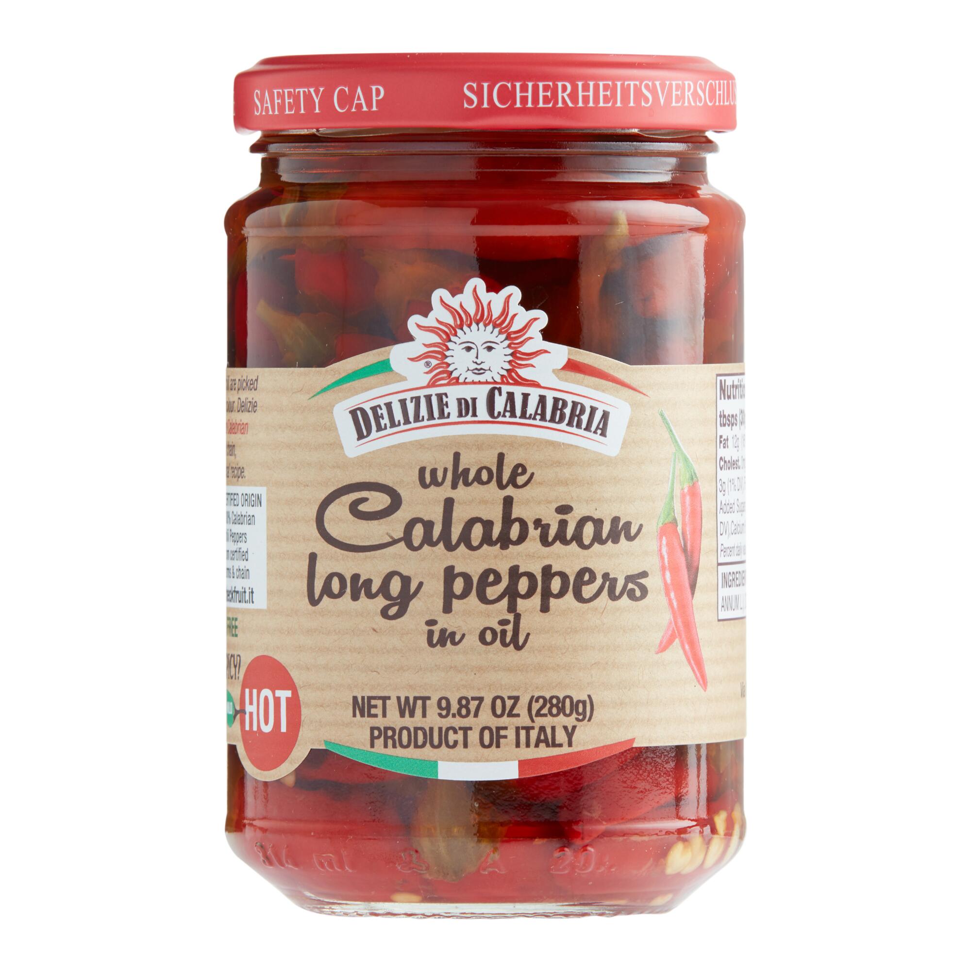 Delizie di Calabria Whole Calabrian Long Peppers in Oil by World Market