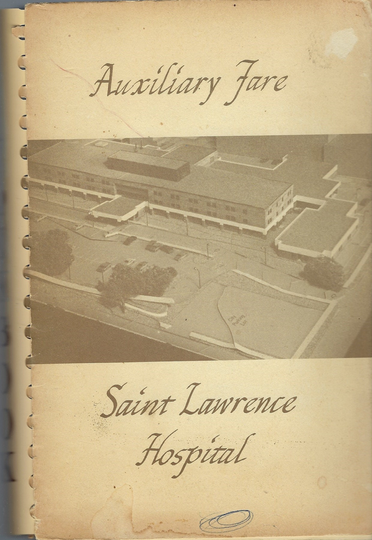 Lansing Michigan Vintage 1977 Cookbook Saint Lawrence Hospital Auxiliary Fare Community Recipes History Collectable Souvenir Spiral Bound