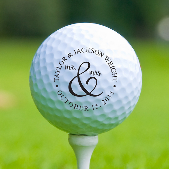 Personalized Wedding Golf Ball, Day Gift, Color Printed Balls, Custom Christmas Gift