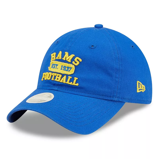 Women's New Era Royal Los Angeles Rams Formed 9TWENTY Adjustable Hat, LAR Blue