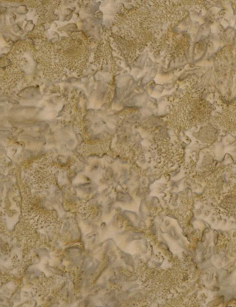 Batik Fabric - Java Blender in Toffee From Tonga Collection By Timeless Treasures