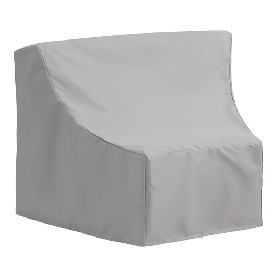 Napoli Modular Outdoor Patio Armless Chair Cover: Natural - Fabric by World Market