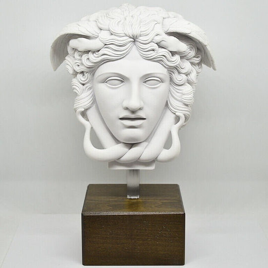 History Medusa Rondanini Bust Design Artifact Carved Sculpture Statue 11" Www.neo-Mfg.com On Base