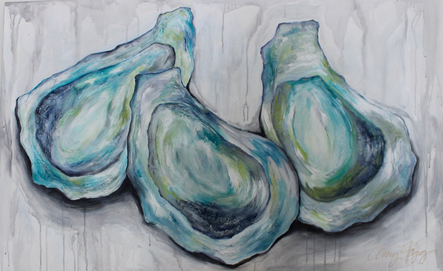 Sold Three Little Oysters Happy As Can Be
