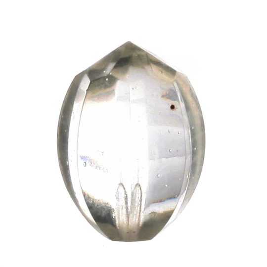 Antique Czech Melon Faceted Headpin Crystal Glass Bead Prism 23mm