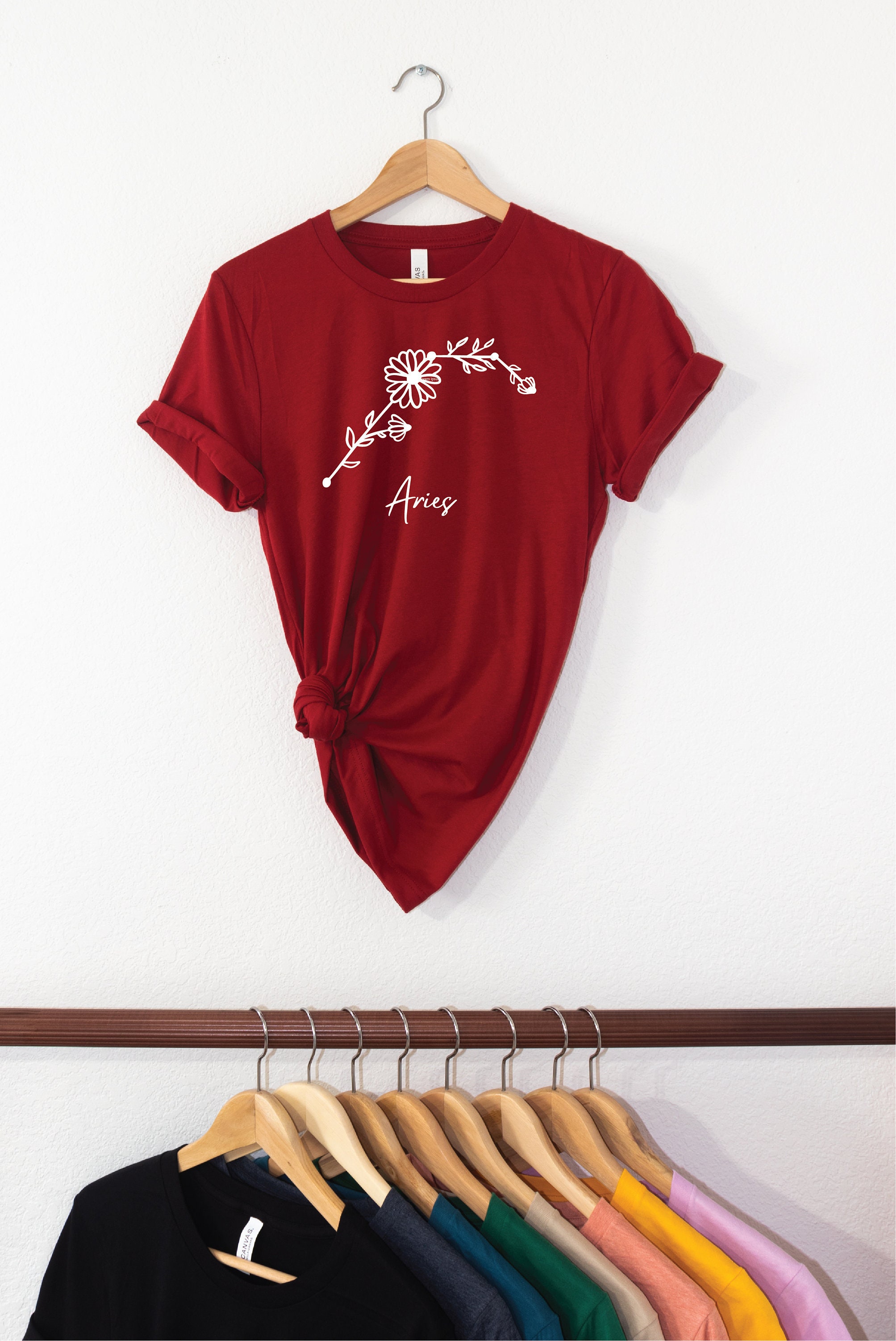 Aries Shirt, Zodiac Signs Astrology Ram March 20 - April 19, Constellation, Celestial Birthday