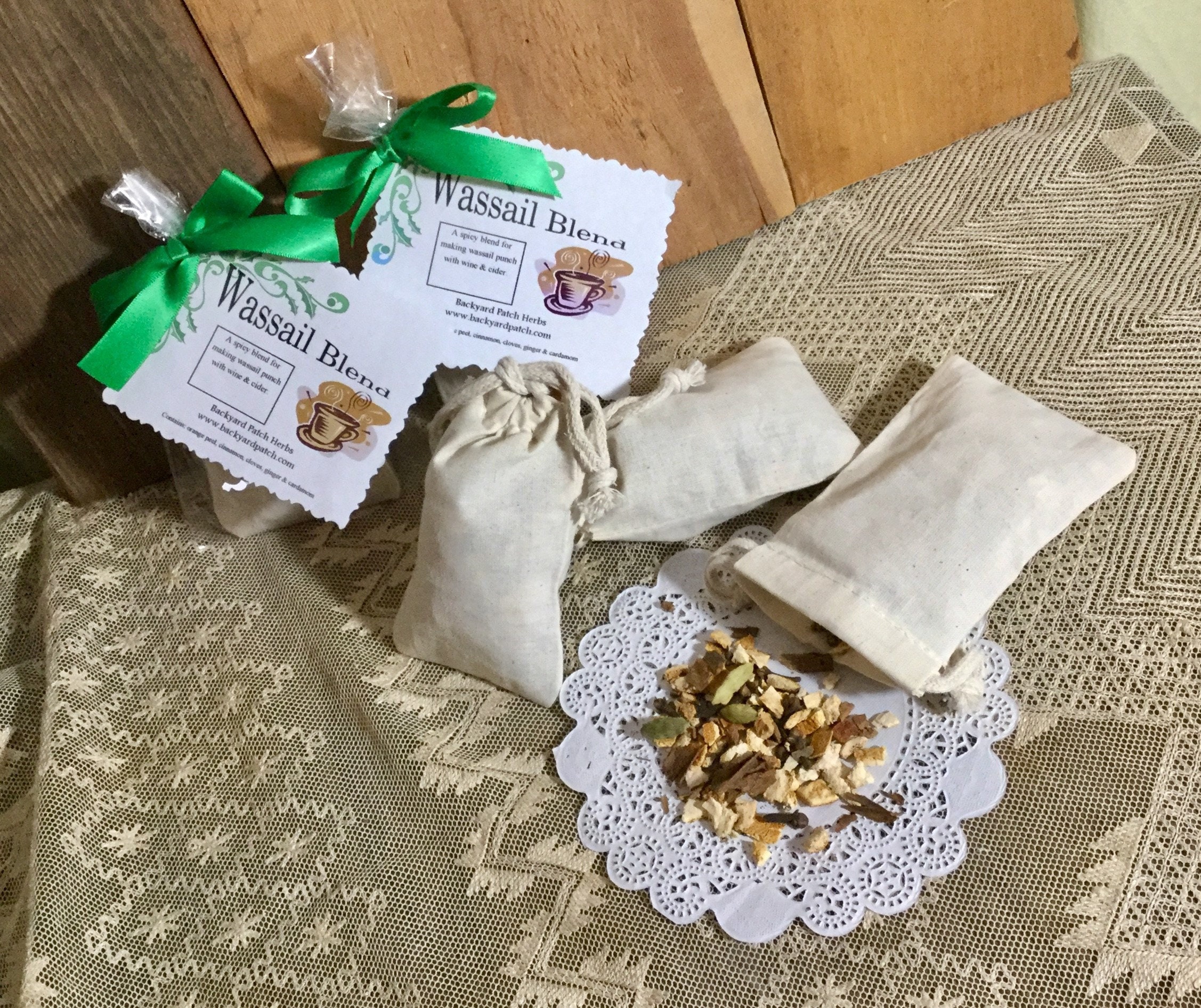 Wassail Spice & Herb Blend, Makes Cider Wine Special, Glogg, Cinnamon, Blend, Spiced Wine, Cardamom