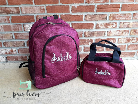 Glitter Backpack-Personalized Backpack For Kids-Cheerleading Backpack-Monogrammed Backpack-Dance Backpack-Glitter School Backpack-Many Color