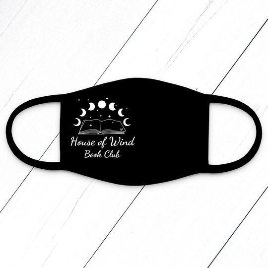 Night Court, House Of Wind Book Club Face Mask Pre-Order Black
