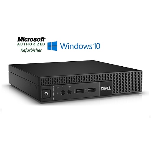 Dell OptiPlex 9020 micro desktop computer Intel i3-4160t 3.1ghz 8GB RAM 256GB solid state Hard Drive, Refurbished