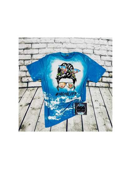 Cocomelon Mom Life Bleached Tee Gift, Birthday Party Shirt, Free Shipping