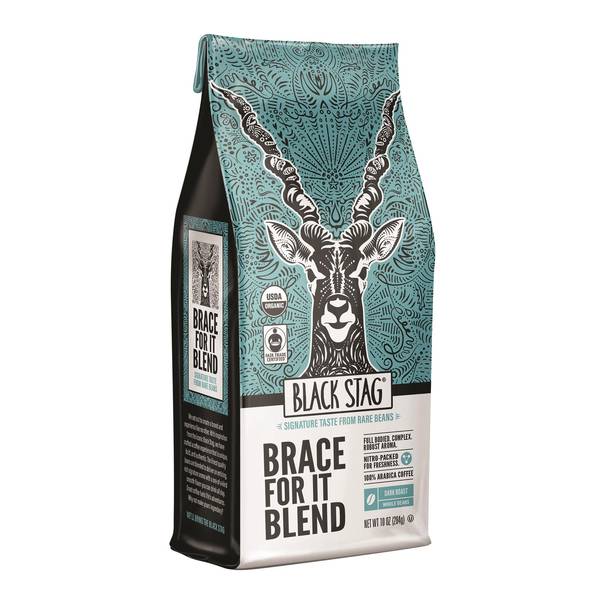 Black Stag 10 oz Brace for It Blend Whole Bean