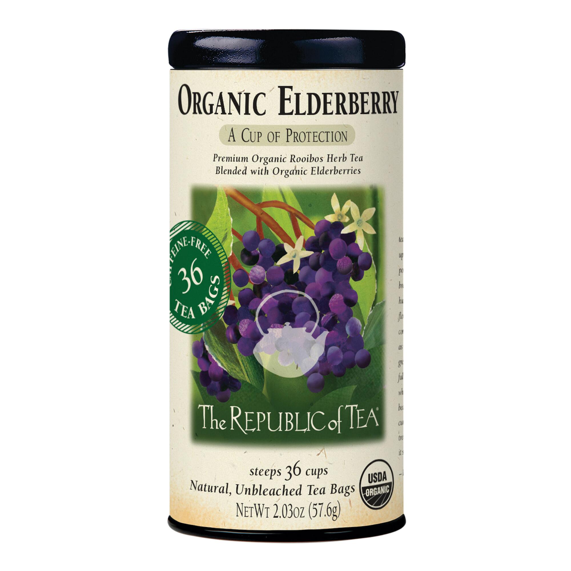 The Republic of Tea Organic Elderberry Red Tea 36 Count by World Market
